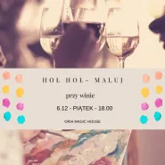 Mikołajkowe malowanie przy winie