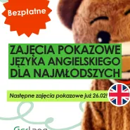 Bezpłatne lekcje pokazowe języka angielskiego metodą Teddy Eddie | 2-7 lat
