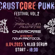 Crustcore Punk Festival Vol.2 - Junon Kyanon + Asylum Awaits + Overcare + Sphere of Pulsar