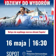Przemarsz pod hasłem "Idziemy do wyborów!"