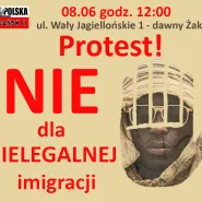 Protest "Nie dla nielegalnej imigracji"
