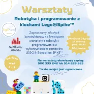 Warsztaty z programowania LEGO SPIKE