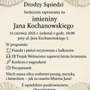 Imieniny Jana Kochanowskiego
