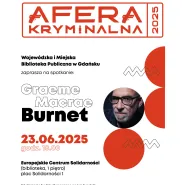 Pisarz Graeme Macrae Burnet w Gdańsku