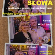 Skrzydlate słowa - spotkanie z poezją i gitarą klasyczną - Krystyna Janiszewska, Krzysztof Nieborak