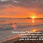 Wschód słońca & morsowanie (dla chętnych)