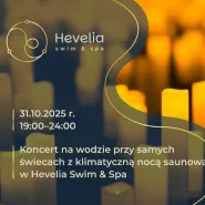 Koncert na wodzie przy świecach z klimatyczną nocą saunową