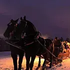 Kulig wieczorny i ognisko