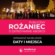 Publiczny różaniec o zatrzymanie aborcji