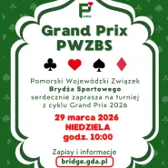 Turniej Brydżowy z cyklu Grand Prix 2026