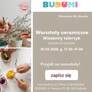 Warsztaty ceramiczne dla dzieci od 4 r.ż.