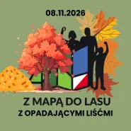 Z Opadającymi Liśćmi Z Mapą do Lasu