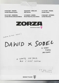 Festiwal ZORZA 2027 - Dawid Podsiadło  Sobel