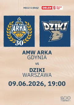 Koszykówka: AMW ARKA Gdynia - Dziki Warszawa