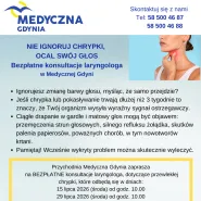 Bezpłatne konsultacje laryngologiczne