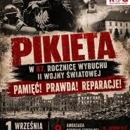 Pikieta ROG przed Konsulatem Niemiec