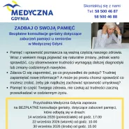 Bezpłatne konsultacje geriatry