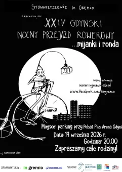 XXIV Gdyński Nocny Przejazd Rowerowy ... ronda i mijanki