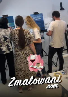Malowanie przy winie