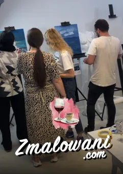 Malowanie przy winie ze Zmalowani.com