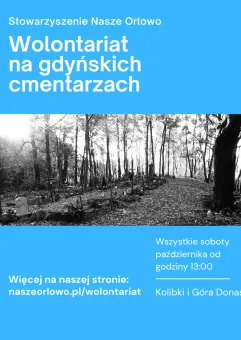 Porządkowanie cmentarza na Kolibkach w Gdyni