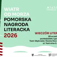 Wieczór Literacki Pomorska Nagroda Literacka 2026