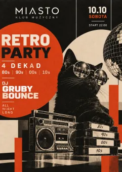 Retro Party  4 dekad | DJ  Gruby Bounce