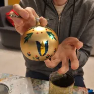 Świąteczne bombki z kaszubskim wzorem