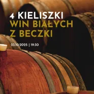 Degustacja win: 4 kieliszki win białych z beczki