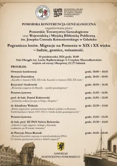 Pomorska Konferencja Genealogiczna "Pogranicza losów. ..."