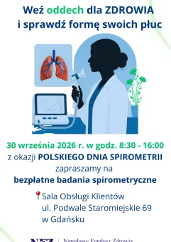 Bezpłatna spirometria w Pomorskim NFZ