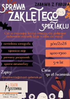 Sprawa zaklętego spektaklu - zabawa