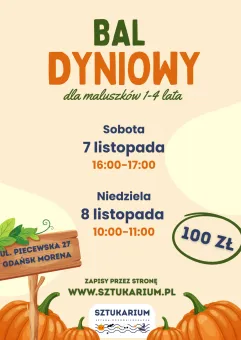 Bal dyniowy dla maluszków