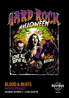 BLOOD&BEATS | Halloween DJ night w Hard Rock Cafe Gdańsk