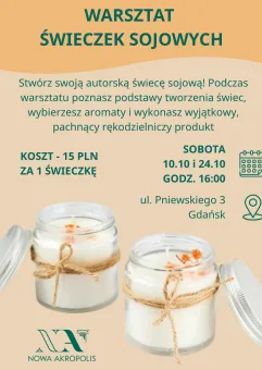 Warsztat Świeczek Sojowych