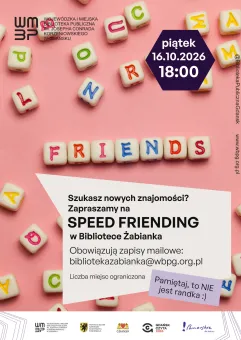Speed Friending w Bibliotece Żabianka