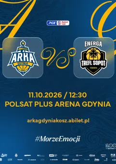 Koszykówka: AMW ARKA Gdynia - ENERGA TREFL Sopot