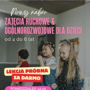 Zajęcia ruchowe (4-6 lat) - darmowa lekcja pokazowa