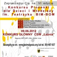 Koncert piosenki dla Dzieci i Młodzieży im. Teatrzyku Bim-Bom