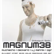 MAGNUM38 [Shitkatapult - [Berlin] / suport: Muchacho & Deckard - Live act's / Mahnik vj / 