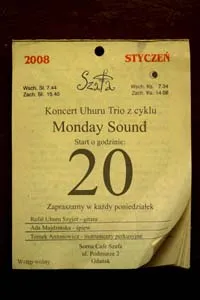 "Monday Sound" Uhuru Trio i Goście