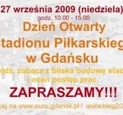 Dzień otwarty stadionu piłkarskiego w Gdańsku