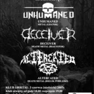 koncert Altercated/ Deceiver/Unhumaned