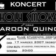 koncert Holy Smoke & Maroon Quince