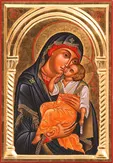Powrót ikony - Matka Boża Jachromska napisana przez Martę Chrzan