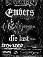 Hevn / Embers / Die Last 