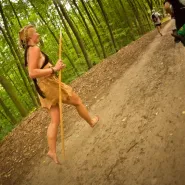 II Marsz Neandertala - boso przez las
