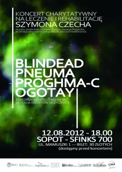 Blindead, Pneuma, Proghma-C, Ogotay dla Szymona Czecha - koncert charytatywny.