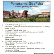 Panorama Gdańska - różne punkty widzenia