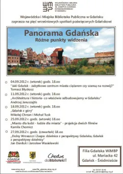 Panorama Gdańska - różne punkty widzenia
